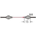Fibre cable M4 2 m, FT-43, Panasonic