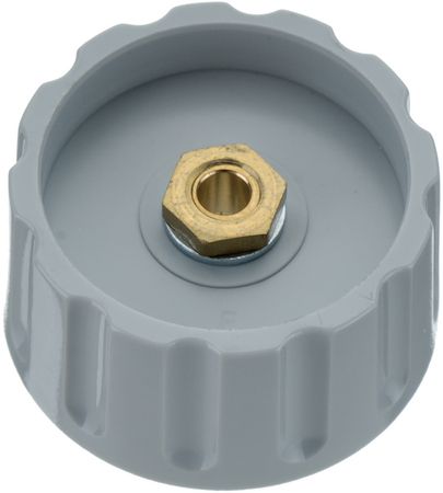 Rotary knob 36 mm light grey, 020-6515, Elma