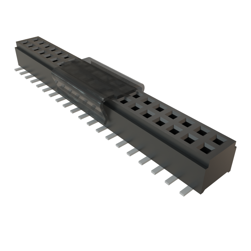 40-Position 2-Row Surface Mount Female Socket Connector
