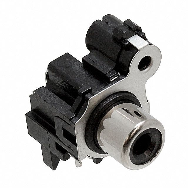 Right Angle Audio Jack, 1 Pole, Shielded, 2A, 34V, Solder