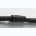 Heat Shrink Tubing Polyolefin Black 4ft 110°C UL