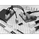 3 Pos 7.92mm Crimp Wire Housing, Male Pin, 25A, 1kV