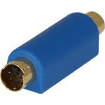 ADAPTER,S-VIDEO M - RCA F BLUE BODY