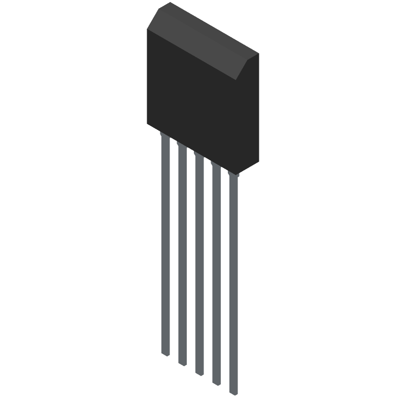 Bridge Rectifier Diode, 3 Phase, 28A, 1600V V(RRM), Silicon, ROHS COMPLIANT, ISOPLUS, I4PAC-5