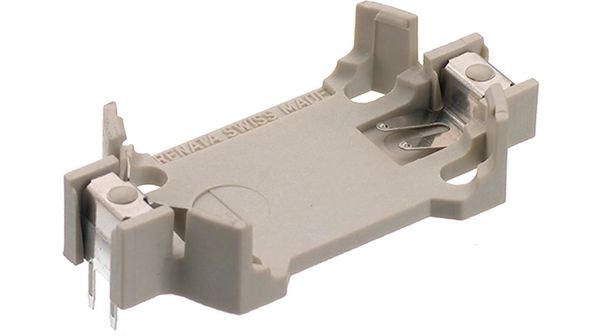 Battery holder 1 x CR2450N Solder pins, HU2450, Renata