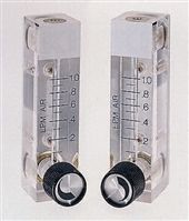 Instruments Direct Acrylic Gas Flow Indicator, 0.04  0.5 L/min