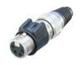 4-Pin Female XLR Power Connector, 10A, 50V, IP65, Gold Contacts