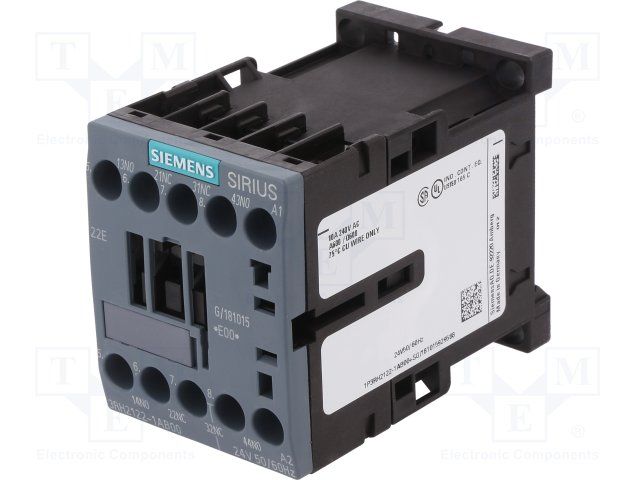 CONTACTOR RELAY 2NO+2NC AC 24V SCREW