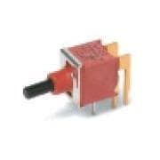 Illuminated Pushbutton Switch, SPST, Red, Gold Contacts, 20VDC, 400mA