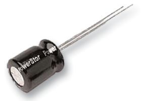 2.5V 220mF Supercapacitor, Radial, 2 Ohm ESR, 5.5x12mm