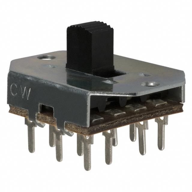 4PDT Slide Switch, On-On, 0.5A, 125VDC, Through Hole