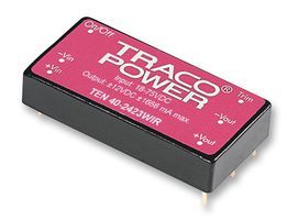 TRACOPOWER TEN 40-4823WIR Isolated Board Mount DC/DC Converter, Metal Case, Through Hole, 40W, 15V, 1.333A, -15V, 1.333A