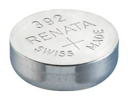 RENATA         392             Battery, Watch, Single Cell, Silver Oxide, 45 mAh, 1.55 V, SR41, Flat Top, 7.9 mm