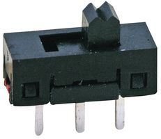4PDT Slide Switch, 100mA, 30VDC, Through Hole