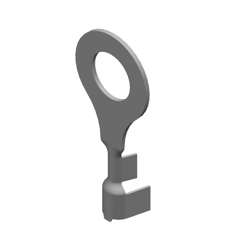 Ring Tongue Terminal 15-20AWG Brass 25.8mm Reel/Strip