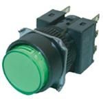 Industrial Panel Mount Indicators / Switch Indicators 5VDC LED RND YLW IP65
