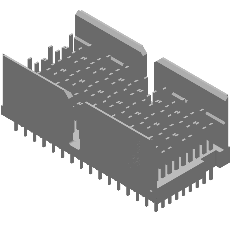 144 Pos Backplane Conn, 1.9mm Pitch, Press-Fit, 10Gbps, Straight