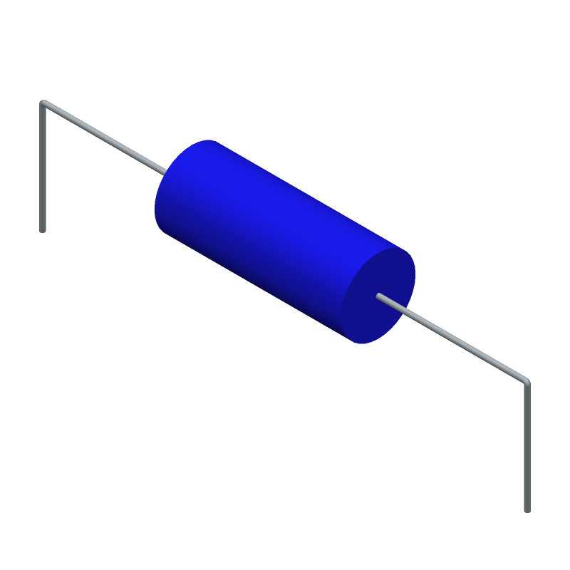 Axial Ferrite Inductor 1mH 20% 1A 550mR DCR 1kHz