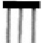Hall Effect Sensor, -18mT Min, 18mT Max, Bipolar, Plastic/epoxy, Rectangular, 3 Pin, Through Hole Mount