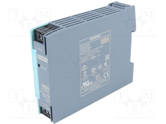 24VDC 14W DIN Rail Power Supply, 85-264VAC Input, 600mA Output