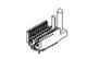 High Speed / Modular Connectors HSD 5 ROW 25 COL SHL L SHLD END BACKPLANE