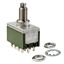 Switch Push Button ON (ON) 4PDT Round Plunger 6A 250VAC 30VDC Momentary Contact Panel Mount Solder Lug