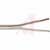 Cable;  2Cond;  16AWG;  26x30;  BC/TC;  PVC ins;  Clear Zipcord;  UL