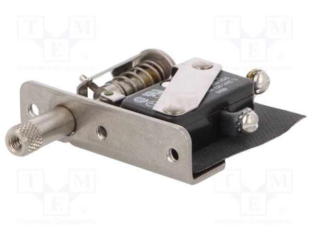 SPDT Safety Interlock Switch, 15A 250VAC/250VDC, Push-Pull Plunger