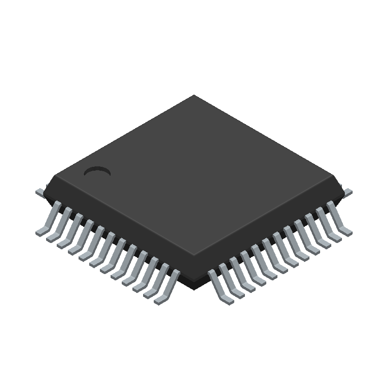 32-bit ARM Cortex-M0+ MCU, 128KB Flash, 20KB SRAM, 50MHz, LQFP-48