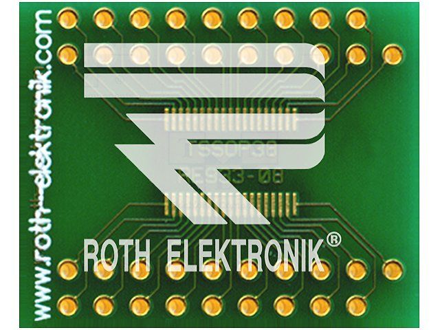 ROTH ELEKTRONIK         RE933-08            ADAPTOR, SMD, TSSOP-38, 0.50MM