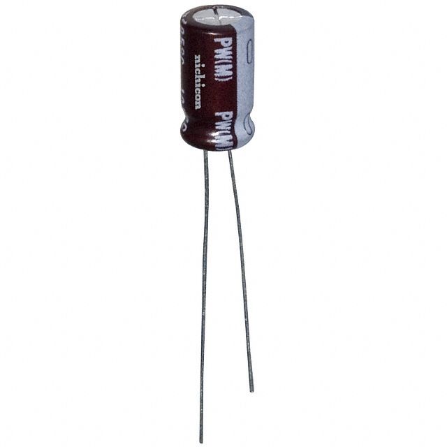 100uF 16V Aluminum Electrolytic Capacitor, Radial, 2.5mm Pitch