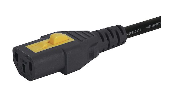 Mains cable Schuko Male IEC-320-C13, 6051.2093, Schurter