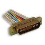 Conn Micro D-Subminiature PIN 31 POS 1.27mm Crimp ST Cable Mount 31 Terminal 1 Port