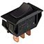 Switch Rocker SPDT Quick Connect Curved Rocker 16A 250VAC 14VDC 559.27VA
