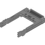 Conn PCMCIA HDR 68 POS 1.27mm RA Tray 0.5/ContactA