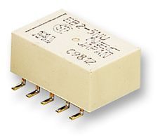 DPDT Signal Relay, 5VDC Coil, 1A Contact, SMD, Non-Latching