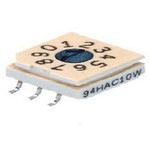 10 Pos Rotary Coded Switch, BCD, 30VDC, 300mA, Gull Wing