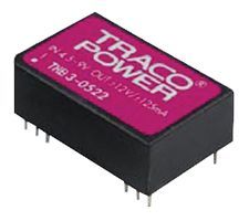 DC/DC converter 9. . .18 VDC 12 VDC 3 W, THB 3-1212, Traco Power