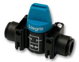 LEGRIS         7910 06 00             BALL VALVE, MINI, 2/2, PUSH-IN, 6MM