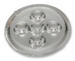 LEDIL C10472_OSR-5-M LED Lens, Medium, 35.5 mm, Round, PMMA (Polymethylmethacrylate)