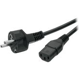 Device cable protective contact Schuko Male IEC-320-C13, 6900-166.64, Feller AT