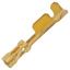 Female Signal Crimp Connector, 3A, Gold, 20-24AWG