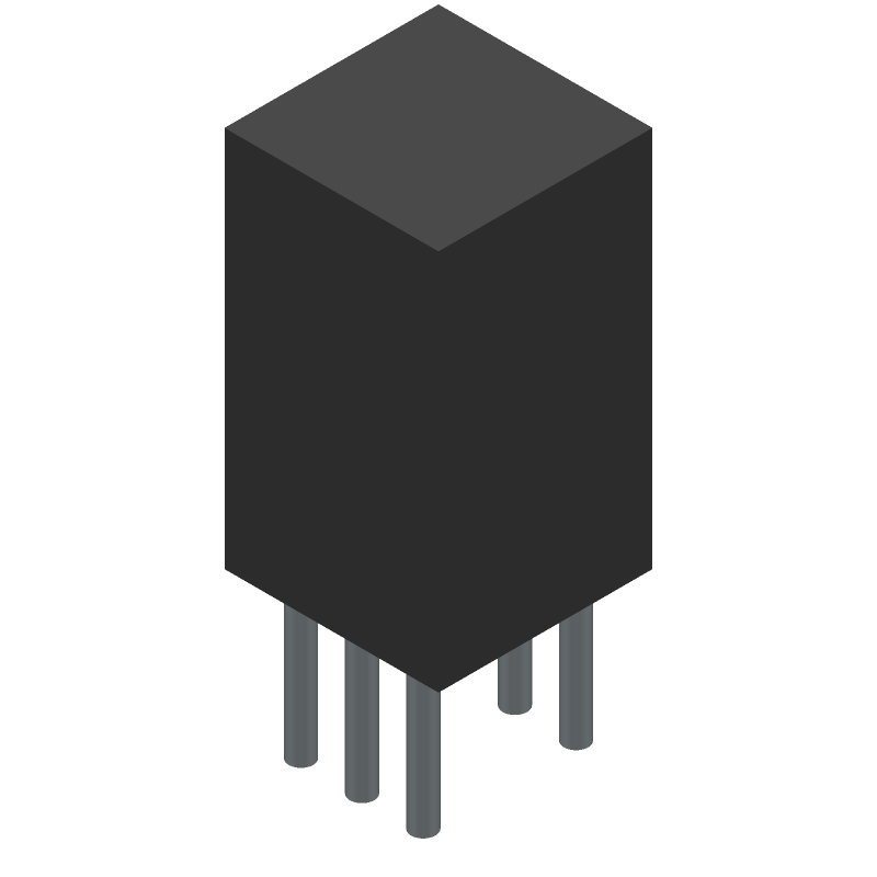 Switch Key DPDT 0.1A 30VDC 1.96N PC Pins Thru-Hole