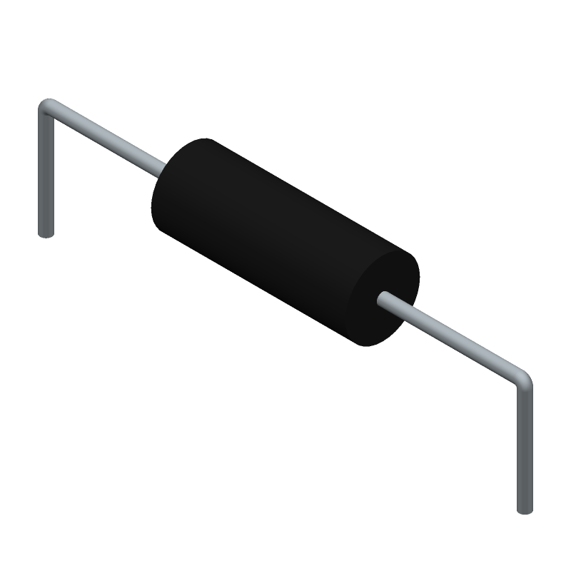 0.1 Ohm 1% 3W Metal Strip Current Sense Resistor, Axial