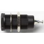 15A 1kV Female Turret Connector, Brass/Tin, Black Nylon