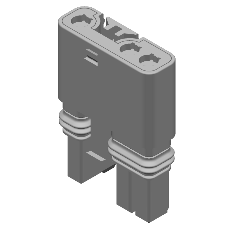 3-Pos Wire-to-Wire Receptacle Assembly, 5A, 400V, IP67