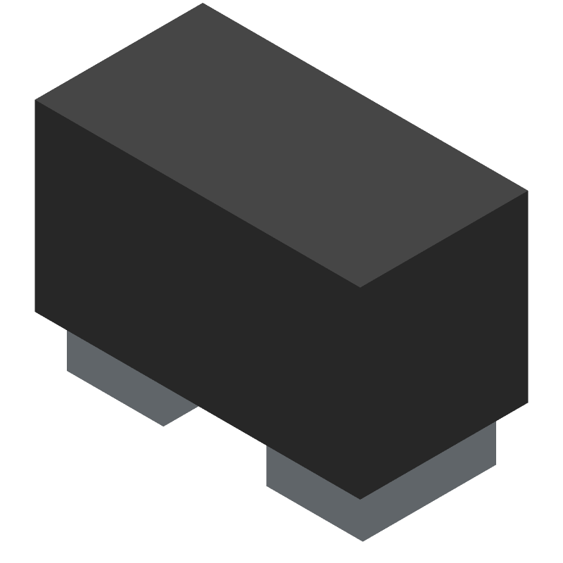Rectifier Diode, Schottky, 1 Element, 0.1A, 30V V(RRM), Silicon, GREEN, ULTRA SMALL, PLASTIC, X3-DFN0603-2, 2 PIN