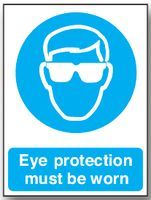 BRADY         M4ADHG            SIGN, EYE PROTECTION MUST BE WORN