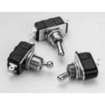 TOGGLE SWITCHES UTILIZE A QUICK-MAKE, QUICK-BREAK CONTACT MECHANISM