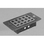 Conn Multiple Density SKT 6 POS Solder Lug ST Panel Mount